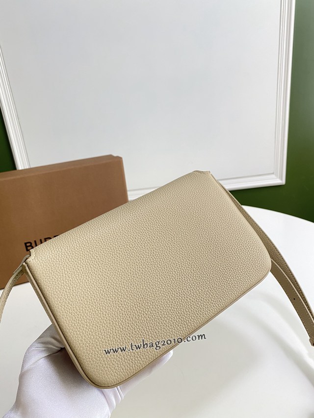 Burberry專門店新款粒紋皮革典藏Vintage復古格紋女包 巴寶莉單肩斜挎小包 yxb1241